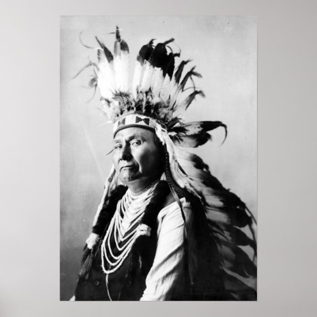 Vintage Chief Joseph Native American Poster (Front)