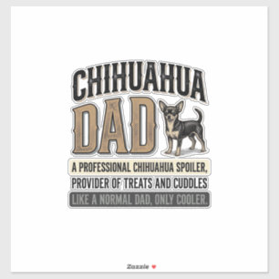 Vintage Chihuahua Dad Dog Lover Shirt Design_1