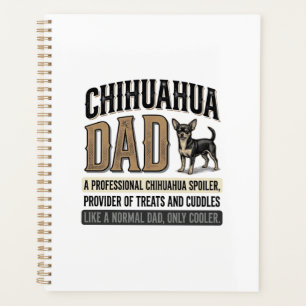 Vintage Chihuahua Dad Dog Lover Shirt Design_1 Planner