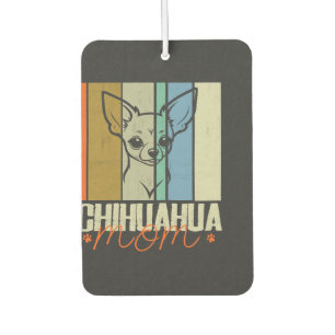 Vintage Chihuahua Mum Dog Lovers Mother's Day Car Air Freshener