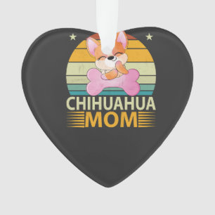 Vintage Chihuahua Mum Dog Lovers Mother's Day Ornament