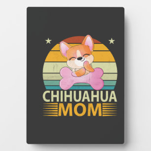 Vintage Chihuahua Mum Dog Lovers Mother's Day Plaque