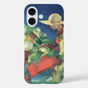 Vintage Child, Organic Gardening; Victory Garden iPhone 16 Case