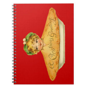 Vintage Child & Pie Notebook