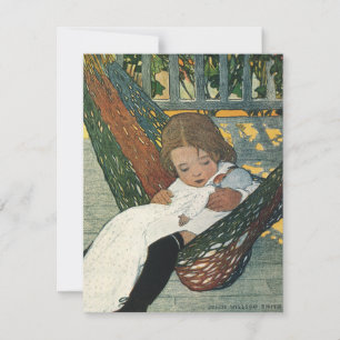 Vintage Child with a Doll by Jessie Willcox Smith
