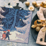 Vintage Children on an Evening Walk in the Snow Holiday Card<br><div class="desc">For a traditional vintage holiday greeting card with this nostalgic illustration by Rudolf Koivu called 'Children on A Snowy Evening Walk" is a great choice.</div>