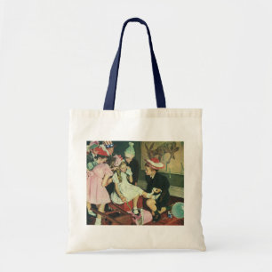 Vintage Children Play Pin the Tail on the Donkey Tote Bag