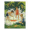 Vintage Children Playing Toy Sailboats Summer Pond