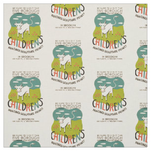 Vintage Children’s Art custom fabric
