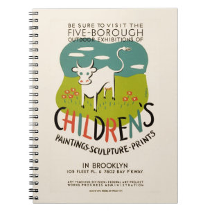 Vintage Children’s Art notebook