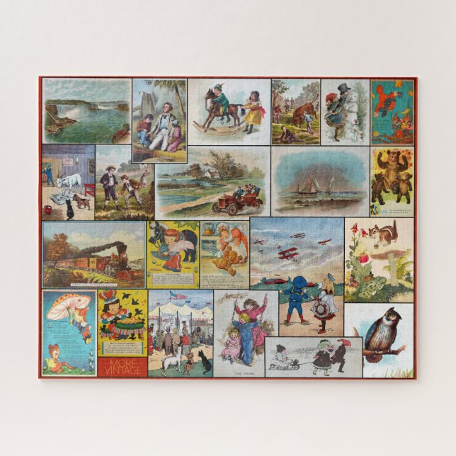 VINTAGE CHILDREN'S BOOK ILLUSTRATION Puzzle (Horizontal)