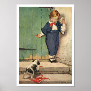 Vintage Children's Illustration Poster or Print