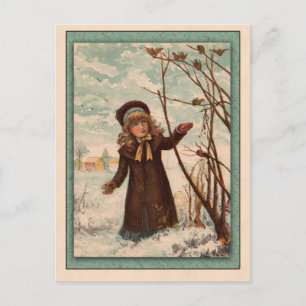 Vintage Children's Primer Illustration Postcard