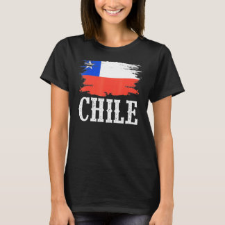 Vintage Chile Flag I Love Chile T-Shirt