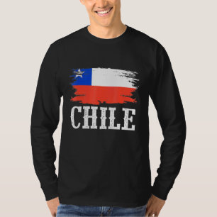 Vintage Chile Flag I Love Chile T-Shirt