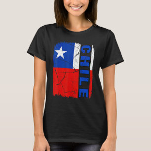 Vintage Chilean Flag Chile Pride Roots Heritage T-Shirt
