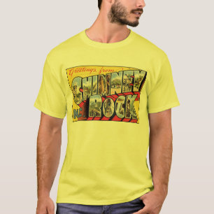 Vintage Chimney Rock, NC Postcard T-Shirt