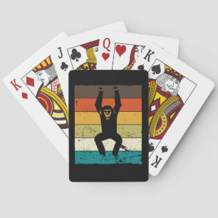 Vintage Chimpanzee Ape Monkey Monkeys Apes Chimp Playing Cards