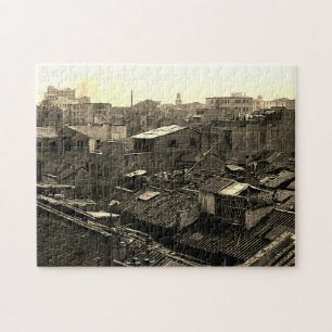 Vintage china Canton city Jigsaw Puzzle