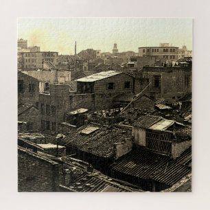 Vintage china Canton city Jigsaw Puzzle