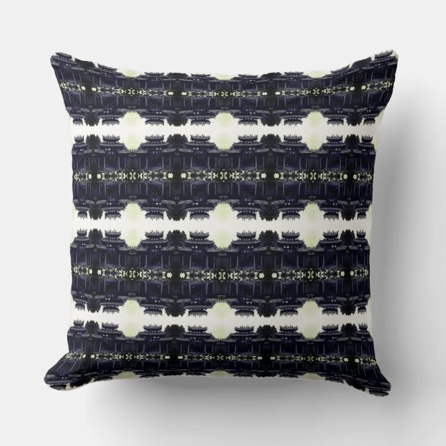 Vintage China Canton Foshan ancestral temple Case- Cushion (Front)