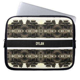 Vintage China Canton Foshan ancestral temple Case- Laptop Sleeve