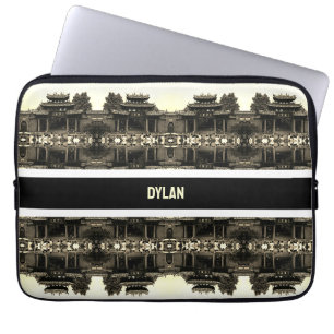 Vintage China Canton Foshan ancestral temple Case- Laptop Sleeve