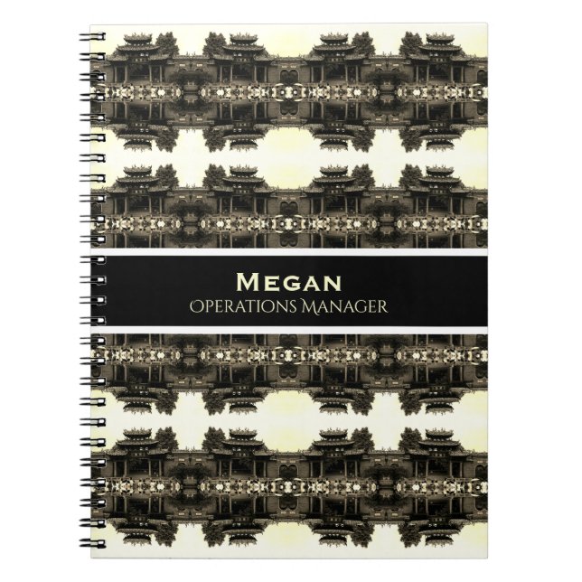 Vintage China Canton Foshan ancestral temple Notebook (Front)