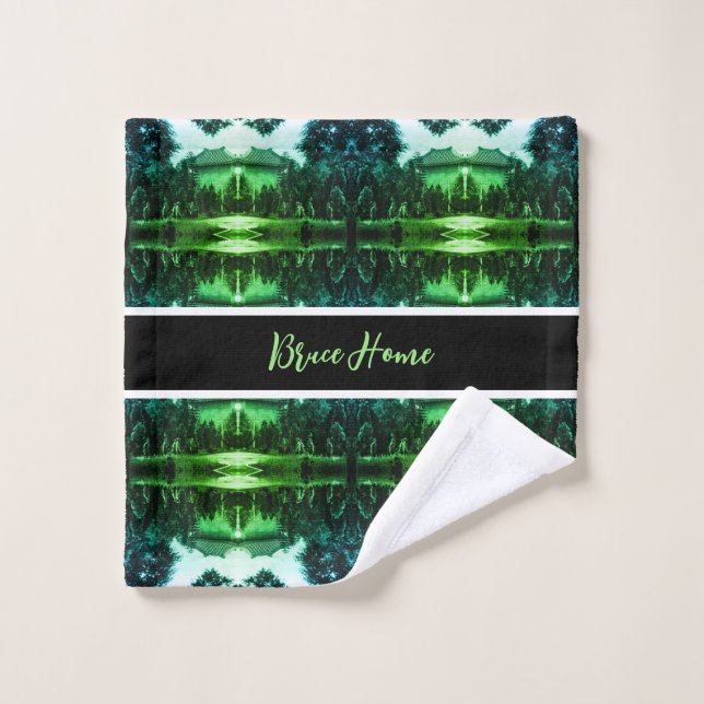 Vintage China Canton martyrs parc Wash Cloth (Wash Cloth)