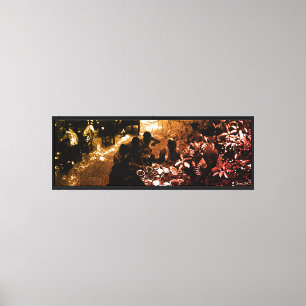 Vintage China Canton restaurant Canvas Print