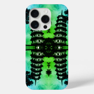 Vintage China Canton the flowery pagoda iPhone 15 Pro Case
