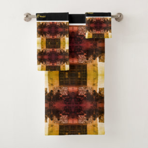Vintage China Changsha book lending Bath Towel Set