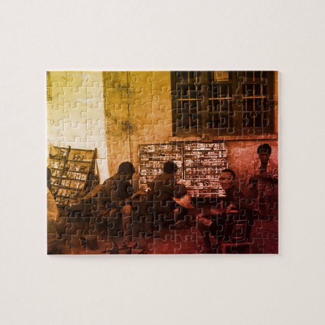 Vintage China Changsha book lending Jigsaw Puzzle (Horizontal)