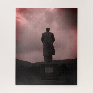 Vintage China Changsha Mao Tse Tung statue Jigsaw Puzzle