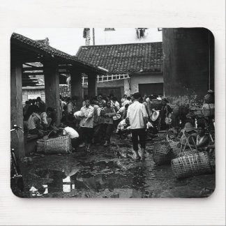 Vintage China changsha market Mouse Mat