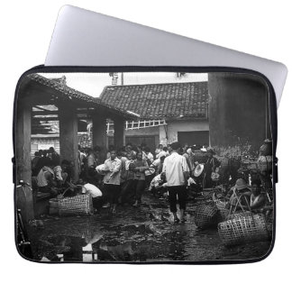 Vintage China changsha market Mouse Pad Laptop Sleeve
