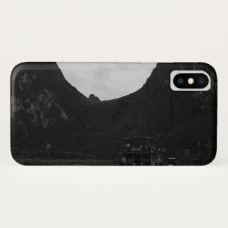 Vintage China Guilin river boat iPhone X Case