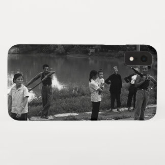 Vintage China Guilin river chinese people iPhone XR Case