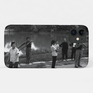 Vintage China Guilin river chinese people iPhone 11 Case