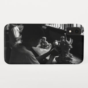 Vintage China Guilin stone sculpture workshop iPhone XR Case