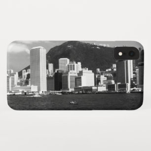 Vintage China Hong Kong bay Skyscrapers view iPhone XR Case