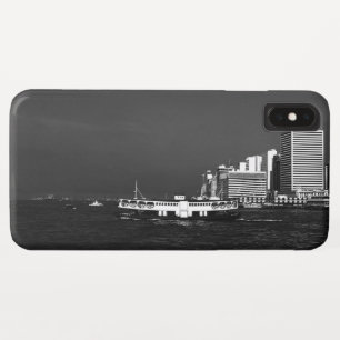 Vintage China Hong Kong boat skyscraper ​​sea iPhone XS Max Case