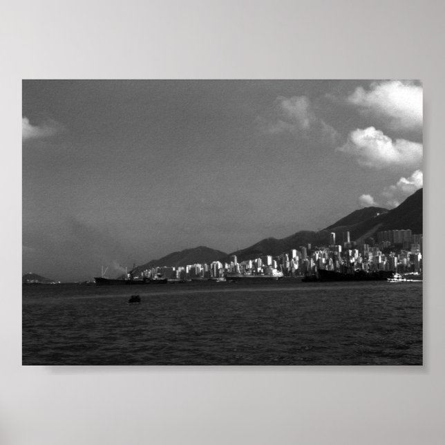 Vintage China Hong Kong View City Poster (Front)