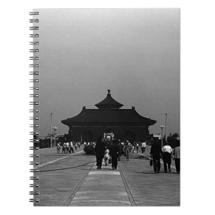 Vintage China Pekin forbidden city gate Notebook
