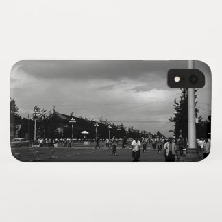 Vintage China Pekin street Tiananmen square iPhone XR Case