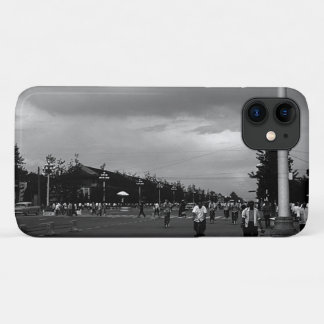 Vintage China Pekin street Tiananmen square iPhone 11 Case