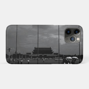 Vintage China Pekin street Tiananmen square gate iPhone 11 Pro Case
