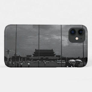 Vintage China Pekin street Tiananmen square gate iPhone 11 Case