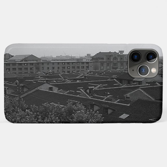 Vintage China Shanghai City Case-Mate iPhone Case (Back (Horizontal))