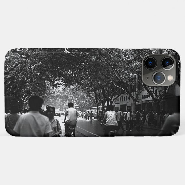 Vintage China Shanghai street Case-Mate iPhone Case (Back (Horizontal))